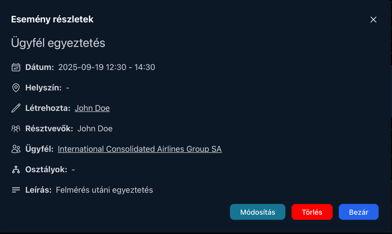 bejegyzés részletek